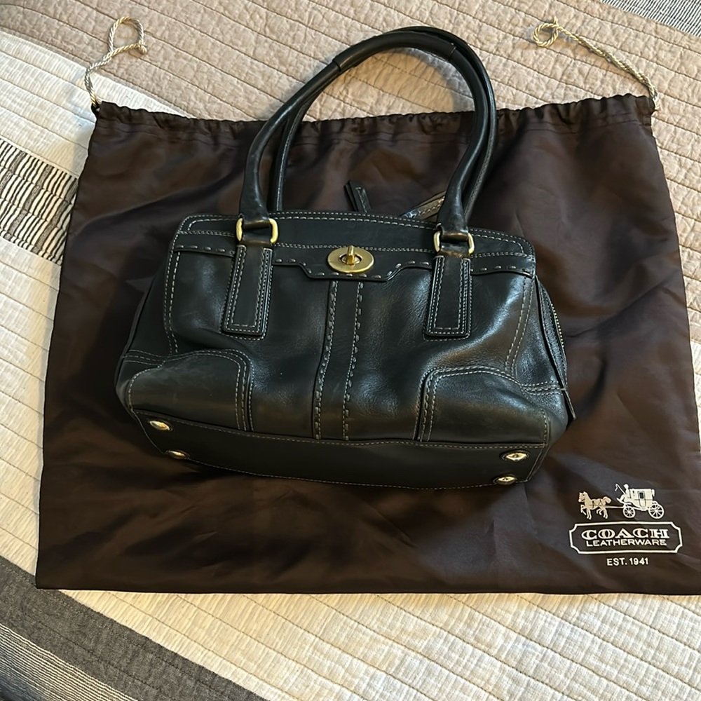 Coach purse and dust bag